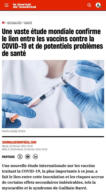 Source: https://www.journaldemontreal.com/2024/02/13/une-vaste-etude-mondiale-fait-le-lien-entre-les-vaccins-contre-la-covid-19-et-de-potentiels-problemes-de-sante