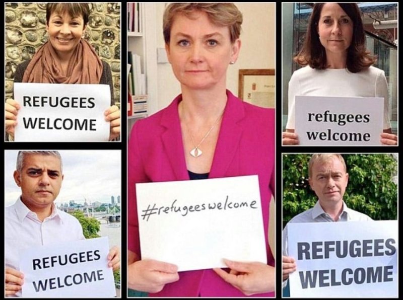 Les élus anglais qui veulent toujours plus de migrants, légaux ou non, pour gonfler leur électorat, dont Sadiq Khan qui transforme Londres en grosse communauté musulmane où les Anglais deviennent des citoyens de seconde zone.