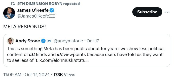 Source: https://x.com/JamesOKeefeIII/status/1846931666574434677