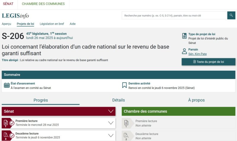 Source: https://www.parl.ca/legisinfo/fr/projet-de-loi/45-1/s-206