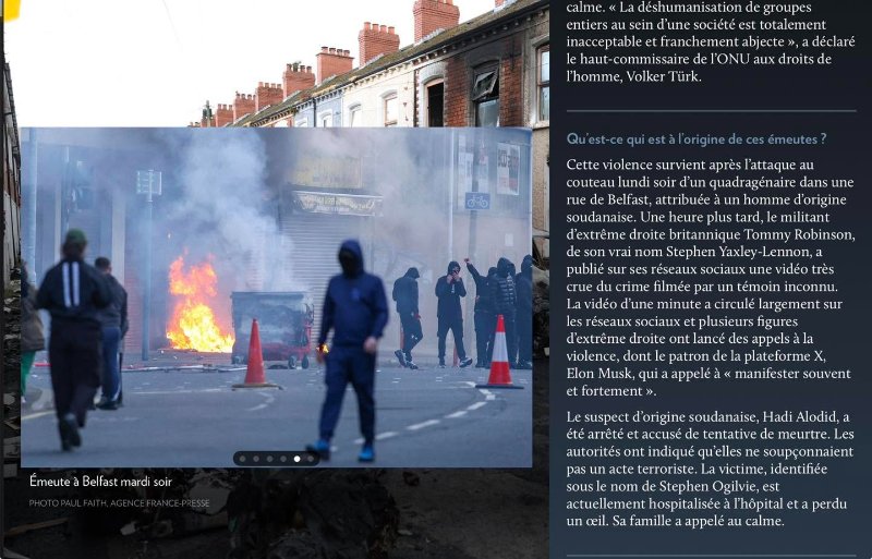 Source: https://www.lapresse.ca/international/europe/2026-06-10/emeutes-anti-immigration/l-extreme-droite-met-le-feu-a-belfast.php