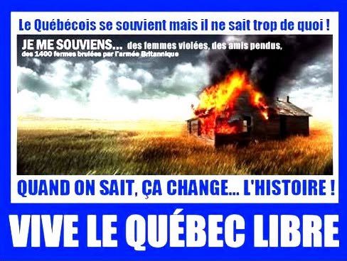 Je me souviens<br /><br />Que ma province est la plus taxée<br />Que nos écoles tombent en ruine<br />Que le système de santé est médiocre et inadapté<br />Que nos routes ressemblent à des champs de mine <br />Que les gens sont pauvres malgré les emplois cumulés<br />Que nous sommes les seuls à payer pour de l'essence d'été<br />Que plusieurs s'en complaisent, prétextant que c'est pire en Chine...<br /><br />Mais quand on se souvient que ceux qui nous oppressaient avant, sont les mêmes qui nous oppressent maintenant, ça explique beaucoup de chose.<br /><br />Bonne St-Jean!<br /><br />— Murielle Oliver<br /><br />Source: https://www.facebook.com/Bad.to.the.Bones.M.O/posts/pfbid02CJq9ffmHiAhNe4GTzE63qeBEXdXARPcR1rS9Lgo4TdcyfG1DqTYpq8g3CiCV9bz3l