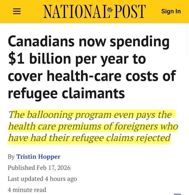 17 février 2026<br /><br />Source: https://x.com/TelkwaSport/status/2027610978054197701<br /><br />Référence: https://ca.news.yahoo.com/canadians-now-spending-1-billion-121820299.html